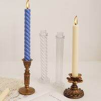 【CC】✥❆❣  Aromatherapy Candle Mold Screw Thread Teeth Rod Plastic Pc Wax Making