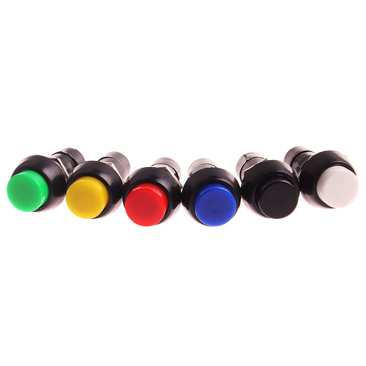 Cw Now 1pc Pbs 11a Pbs 11b 12mm Self Locking Self Recovery Plastic Push Button Switch Momentary 