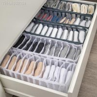 ﹊✷ Dormitory closet organizer for socks home separated underwear storage box 30 grids bra organizer foldable drawer organizer