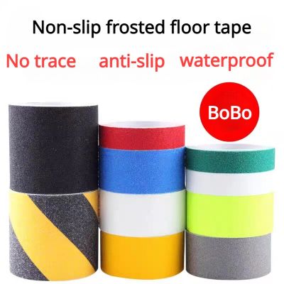 25mmx5m Stairs Floor Non-slip Tape Sandpaper Anti Slip High Traction Stickers Indoor Outdoor Strong Adhesive Waterproof Tape Adhesives  Tape