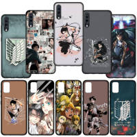 ปก อ่อนนุ่ม เคสโทรศัพท์ H176 PC94 Attack on titan Eren Jaeger Anime Levi Ackerman ซิลิโคน Coque หรับ OPPO A16 A15 A17 A3S A5 A9 A7 A5S A37 Neo 9 A59 F1S A83 A1 A92 A72 A52 F5 F7 F9 A7X A54 A12 A15S A16S A56 A55 F11 Pro A94 4G A95 A53S A17K Phone Casing