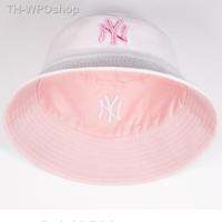 หมวก หมวกถัง MLB  สองหน้า หมวกป้องกันแสงแดด Bucket Hats gift