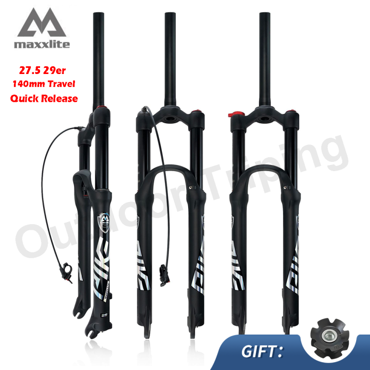 Maxxlite 27.5er 29er MTB Air Fork 140mm Travel QR Aluminum Alloy XC