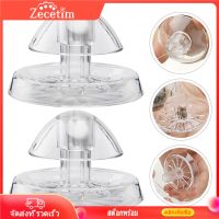 Zecetim 2pcs ปลาถังหอยทากกับหอยทากโปร่งใสอุปกรณ์จับปลาหอยทากที่สะดวกสบาย