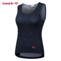 Santic ฤดูร้อนผู้หญิงเสื้อขี่จักรยาน Sun-Proof Breathable MTB จักรยานจักรยานเสื้อ Tops L1C01127N/L1C02171N