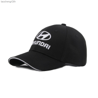 Couple style New Outdoor Baseball Cap Pure Cotton Embroidered For Hyundai Car Badge Man Woman F1 Racing Golf Hat Auto Accessories Versatile hat