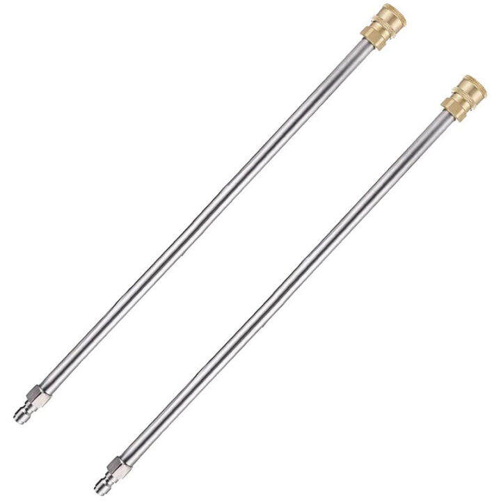 Pressure Washer Extension Rod, 17Inch Stainless Steel 1/4 Inch QuickConnect Electric Washer