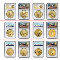 【YD】 10 Styles US Coins Gold  Liberty Coin AU Souvenir Collectible Decoration