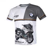 2023 Summer BMW S1000RR R1200RS R1200RT Motorcycle Printed T-shirt fashion versatile t-shirt