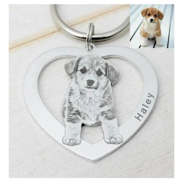 Custom hot sale pet keyring