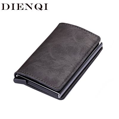 （Layor wallet）DIENQI กระเป๋าสตางค์หนังสุดหรู,กระเป๋าสตางค์ Rfid หนังป๊อปอัพขนาดเล็กสำหรับผู้ชายกระเป๋าใส่เงินที่ใส่นามบัตรแบบบางกระเป๋าสตางค์กระเป๋าสตางค์สั้นวิเศษ2020ผู้หญิง