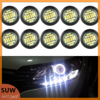 ? SUW ไฟ LED สีขาว1x DC 12V 5W ไฟตานกอินทรี LED ไฟสำรอง DRL ไฟรถยนต์อัตโนมัติ