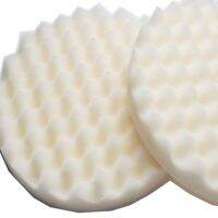 【JH】 Car Polishing Sponge 2PCS 8 In Round Foam Buffing Waxing Removes Scratches Cleaning Accessories 05725