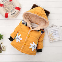 2020 Winter hot sale Mickey Baby Boys Coat Outerwear Childrens Cartoon Cotton Hooded Jacket Kids Sports Snow Clothing Jacket