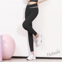 【hot sale】►✑◈ C04 Fitness Pants Womens Hip Lifting Elastic Sports Tight Cross Splicing Running Fast Drying Training Compression Yoga Pants