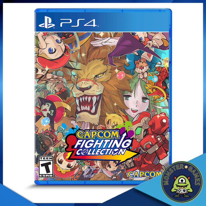 capcom-fighting-collection-ps4-game-แผ่นแท้มือ1-capcom-fighting-collection-ps4-fighting-collection-ps4