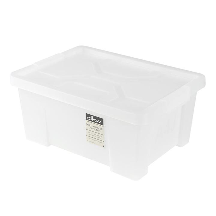 กล่องเก็บของ-ฝาล็อค-dkw-a4j-28-6x38-5x17-2-ซม-สีขาวstorage-box-dkw-a4j-28-6x38-5x17-2cm-white-บริการเก็บเงินปลายทาง