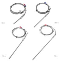 【Worth-Buy】 2M K Type Thermocouple 50มม./100มม./150มม./200สเตนเลสสตีลเซ็นเซอร์0-400degreetemperature เทอร์โมคัปเปิล