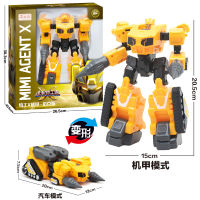 New MiniForce Transformation Action Figure Toys Agent Toys X Volt Semey Air Force Kids Toys For Boys Holiday Gifts Red