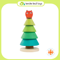 Tender Leaf Toys ของเล่นไม้ ของเล่นเด็ก ตัวต่อต้นสน Stacking Fir Tree