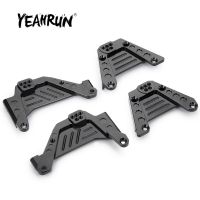 YEAHRUN Metal Front Rear Suspension Bracket Shock Absorber Holder Damper Mounts For Axial SCX10 III AXI03007 1/10 RC Crawler Car  Power Points  Switch