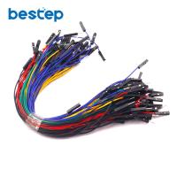 ☇ 100PCS 1p to 1p 20cm Random Color Male to Female Jumper Wire Dupont Cable