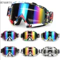 ผู้ชาย & MOTO UV ป้องกัน Windproof แว่นตาจักรยานยนต์ขี่จักรยาน Dirt จักรยาน ATV Squat แว่นตาแว่นตาสกีขี่แว่นกันแดดฝุ่นลมแว่นตา Motocross ขับรถ. 