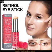 Retinol Eye Cream Remove Dark Circles Anti Puffiness Eye Bags Fade Fine Lines Brighten Moisturizing Firming Eye Cream Balm Stick