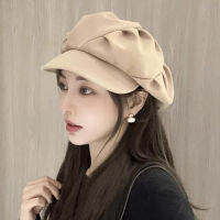 แปดเหลี่ยมหมวกจีบโมเสคเมฆหมวก Beret ผู้หญิงเด็กส่งหนังสือพิมพ์หมวกย้อนยุค G Atsby หมวกไอวี่หมวกจิตรกรหมวก Gorro Femenina Boina