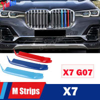 สำหรับ BMW X7 Series G07 2019-2022รถ3D M จัดแต่งทรงผมกระจังหน้าตัดกันชนปกแถบสติกเกอร์อุปกรณ์ภายนอกตกแต่ง