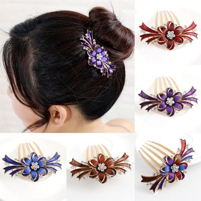 New exquisite five tooth Rhinestone comb hair accessories Bridal Hair Accessories hairpin