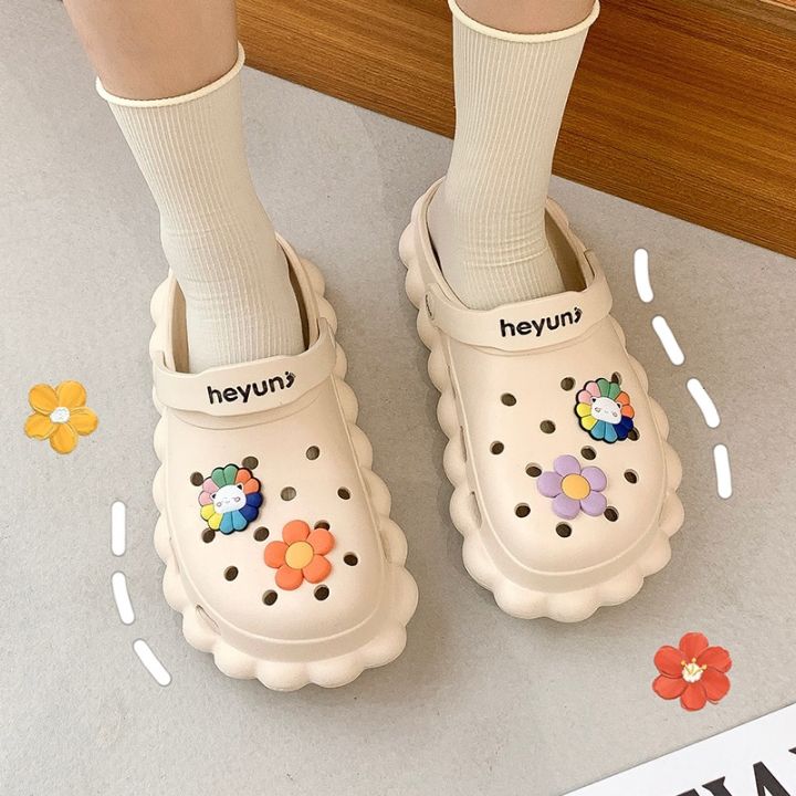 crocs-รองเท้าครอส-รองเท้าครอสแท้-รองเท้าแฟชั่นใหม่-ins-2021-รองเท้าแตะสำหรับผู้หญิง