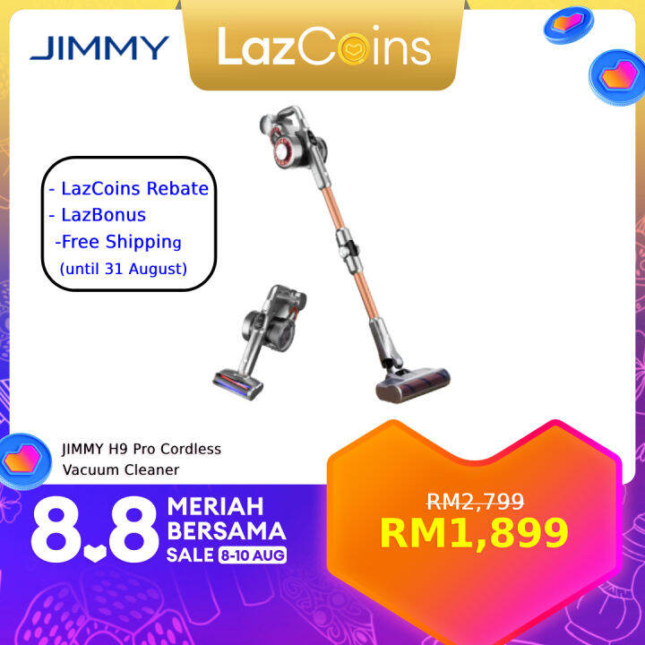 JIMMY H9 Pro Cordless Vacuum Cleaner | Lazada