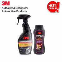 3M Tire Dressing &amp; SHIELD N SEAL WAX 236ML. ชุดดูแลรักษารถยนต์  3เอ็ม น้ำยาเคลือบยางรถ และ แวกซ์เคลือบเงารถยนต์ น้ำยาเคลือบรถ สูตรสังเคราะห์