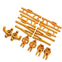 Metal Upgrade Accessories Set Steering Block Hub Carrier Suspension Arm for Wltoys 104009 12402-A RC Car Parts