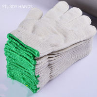 20Pairs Garden Glove White Gloves Cotton Gardening Work Gloves Construction Woodworking Hand Gloves Household Protect Hand Tools