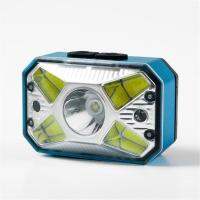 New Outdoor Bicycle LED Headlight Charging Multifunctional Cob Strong Light Remote Sensing Headlamp Portable Night Running Lamp