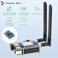 เสาอากาศคู่ LTE Cat 6 บอร์ดขยายวงหลายประเทศ ตำแหน่ง GNSS LTE A บอร์ดขยายสำหรับ RPi