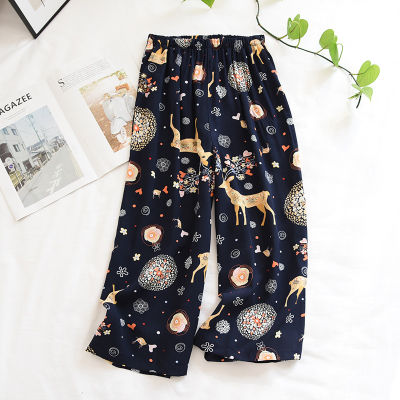 2021 new ladies summer shorts cropped pants thin section soft artificial cotton loose casual home pants can be worn outside