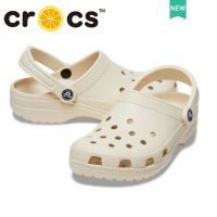 crocs original 100% Classic Clog bone color Beach Sandals Lightweight Comfortable Suitable For Travel#10001