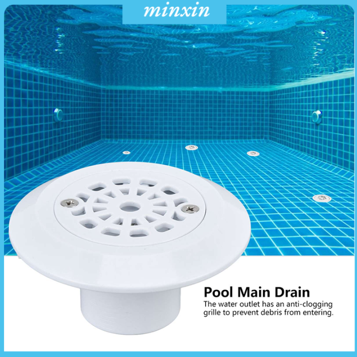 minxin Plastic Pool Water Outlet White Floor Drain Water Inlet Draining ...
