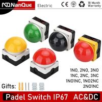 Pedal Switch IP67 Watproof Responder Switch AC/DC Emergency Stop Button Handle Foot Push Self Reset Locked NO/NC Start Contactor