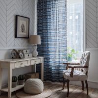 [COD] Finished Curtains Printing Small Window Cotton Semi-shading Piece