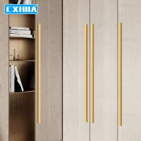 ✤ CXHIIA Golden Cupboard Handle Extended 1000mm Handle Kitchen Cabinet Door Knob Furniture Drawer Pull Hardware Pulls T Bar Handle