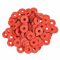 Holiday Discounts 20-100 M2 M2.5 M3 M4 M5 M6 M8 M10 M12 M16 Red Steel Paper Fiber Insulating Flat Washer Insulation Plain Gasket Ring Meson Sp