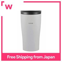 HARIO Tumbler Grey 300Ml HARIO Keep-Warm Tumbler พร้อมฝาปิด STF-300-GR