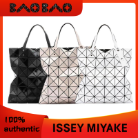 Baobao Issey Miyake Lucent 6X6กระเป๋าถือกระเป๋าถือสะพายไหล่ผู้หญิง,ของแท้100%