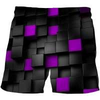 Diamonds Pattern Streetwear Shorts Boys Shorts Kids cool Shorts 3D printing Children Summer Shorts Casual Pants Comfortable