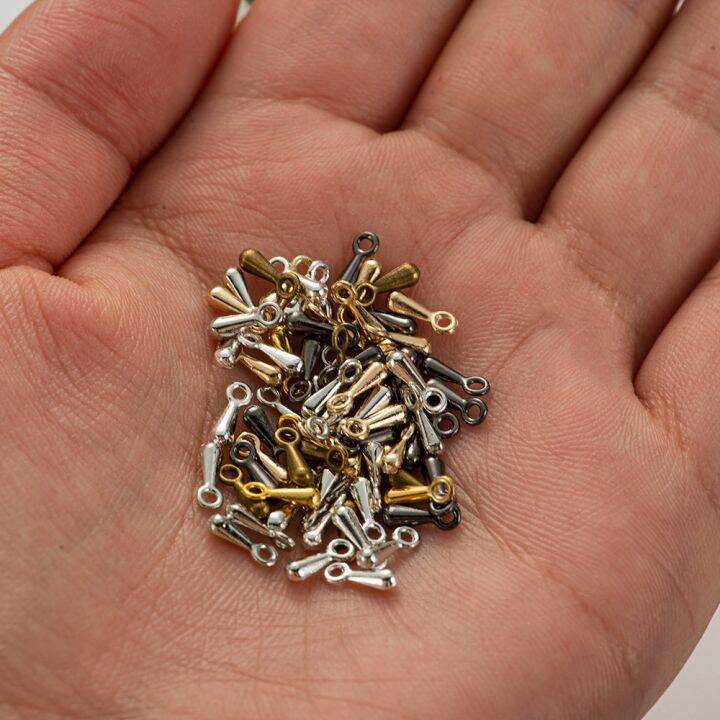 50pcs-lot-2-5x7mm-stainless-steel-bead-extender-chain-pendant-water-drop-end-beads-for-diy-jewelry-making-accessories-findings