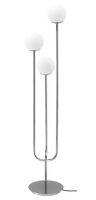 SIMRISHAMN Floor lamp, chrome-plated/opal white glass (ซิมริสฮัมน์ โคมไฟตั้งพื้น , ชุบโครเมียม/แก้วฝ้า แก้ว)